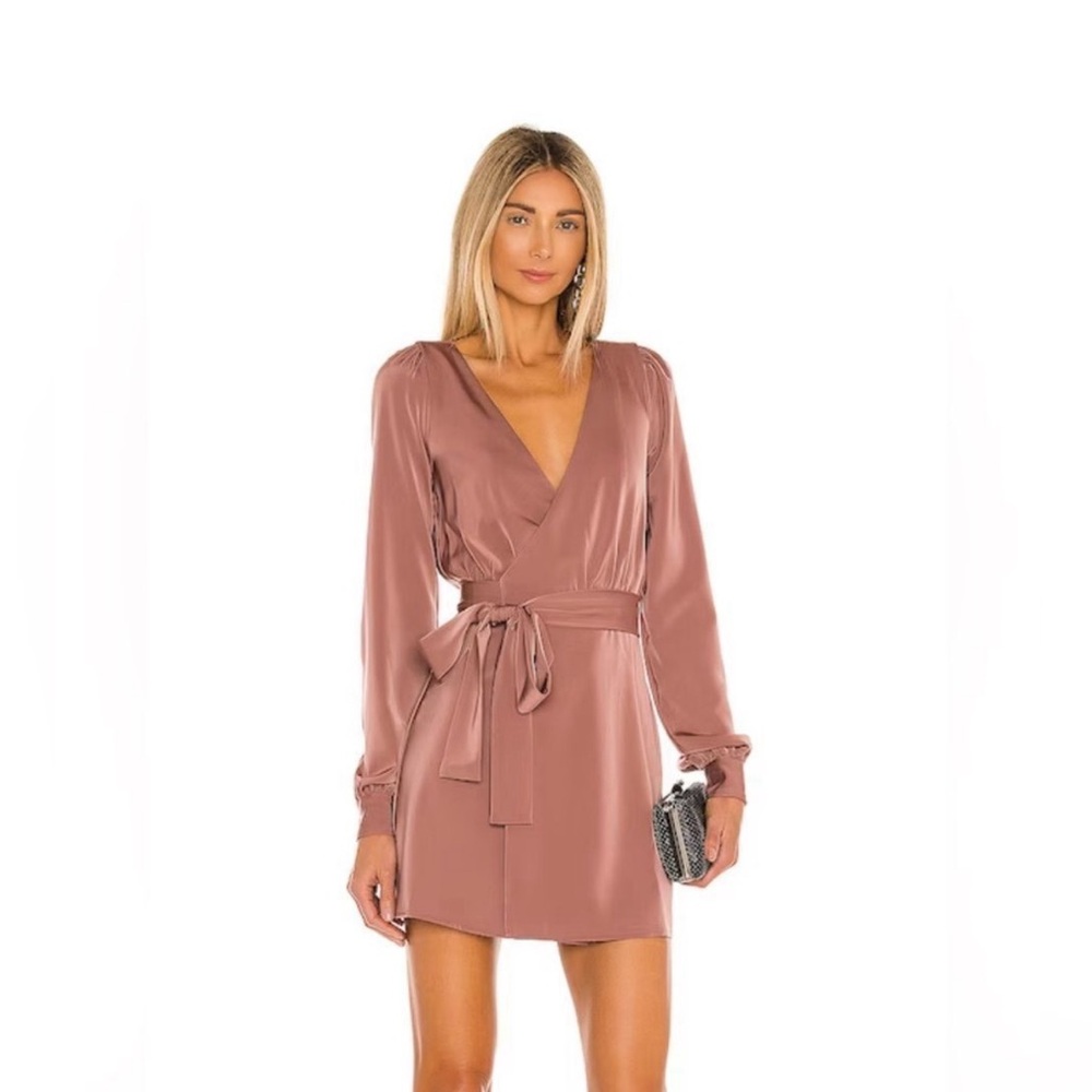Revolve NBD Janet wrap mini dress NWT
